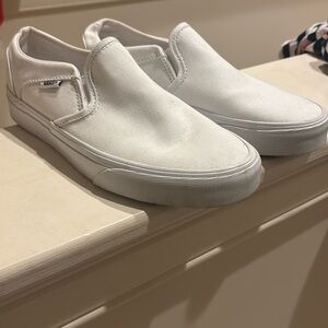 Brand New White low vans
